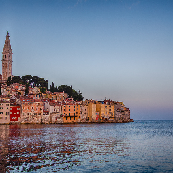 Kroatien, Croatia, Rovinj, Rovigno, Istrien, Istria, Panorama, panorama, Sonnenaufgang, sunrise