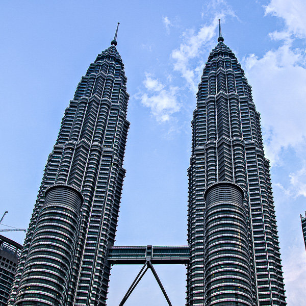 Malaysia, Kuala Lumpur, Petronas Towers, Twin Towers, Belüftungsrohre