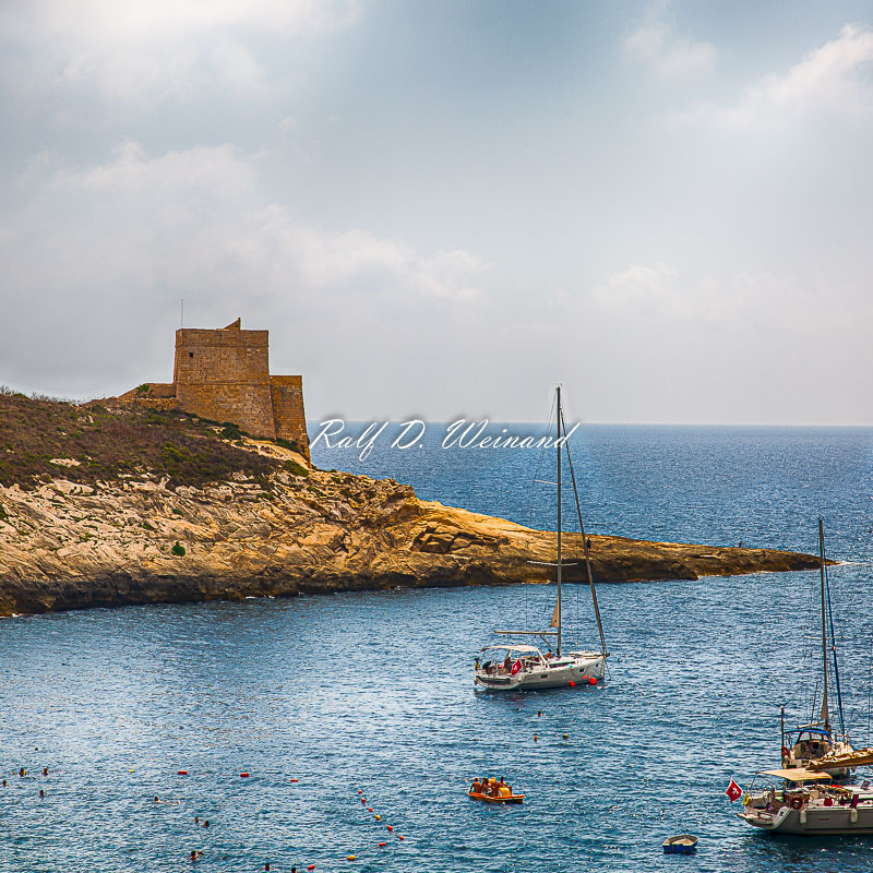 Malta, Gozo, Xlendi, Klippe, cliff, view, Aussicht, bay, Bucht