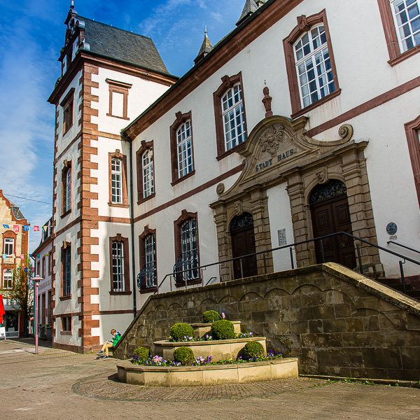 Saarland, Merzig, Rathaus, altes Rathaus