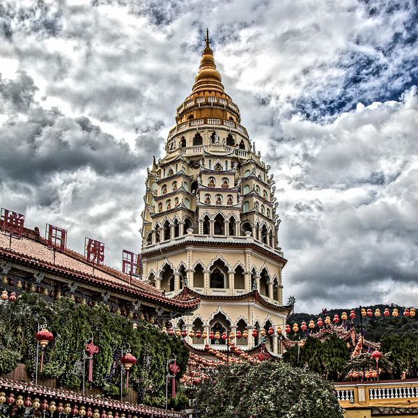 Malaysia, Penang, Tempel, Pagoda