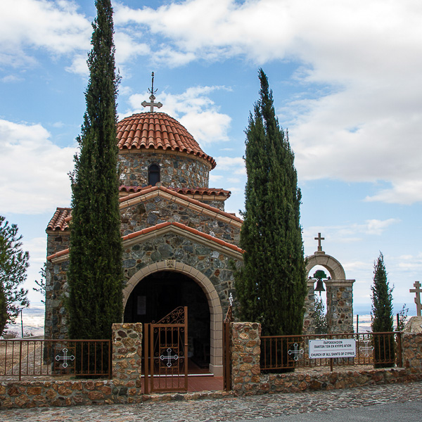 Zypern, Cyprus, Larnaka, Larnaca, Kloster Stavrovrouni, Agio Stavrovouni, Landschaft, Aussicht, view